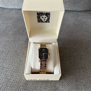 Anne Klein Gold and Black Watch